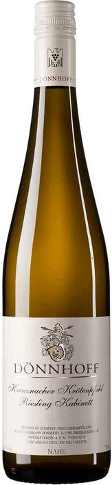 Вино Donnhoff  Riesling Kabinett Kreuznacher Krotenpfuhl   2020 750 мл