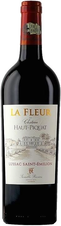 Вино La Fleur de Chateau Haut Piquat", Lussac Saint-Emilion AOC Ля Флер де Шато О Пика  2011  750 мл