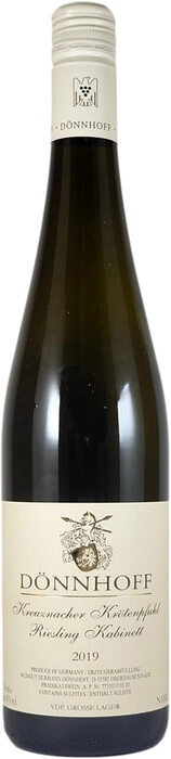 Вино Donnhoff  Riesling Kabinett Kreuznacher Krotenpfuhl  2019 750 мл  9%