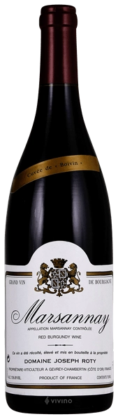 Вино Domaine Joseph Roty  Marsannay Cuvée de Bouvier     2013 750 мл 13%