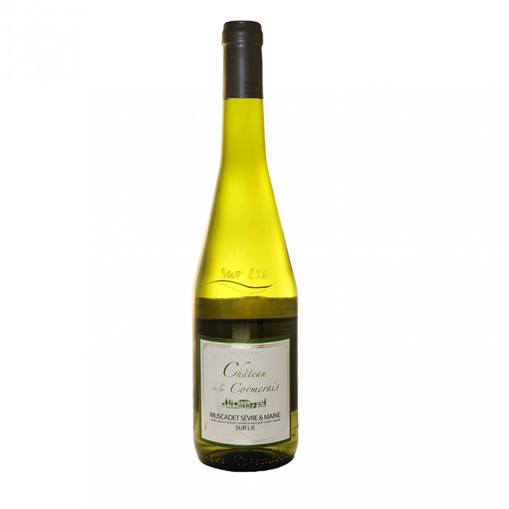 Вино Chateau de la Thebaudiere, Muscadet Sevre et Maine Мюскадэ Сэвр э Мэн Сюр Ли АОС Шато де ля Кормере 2017 750 мл