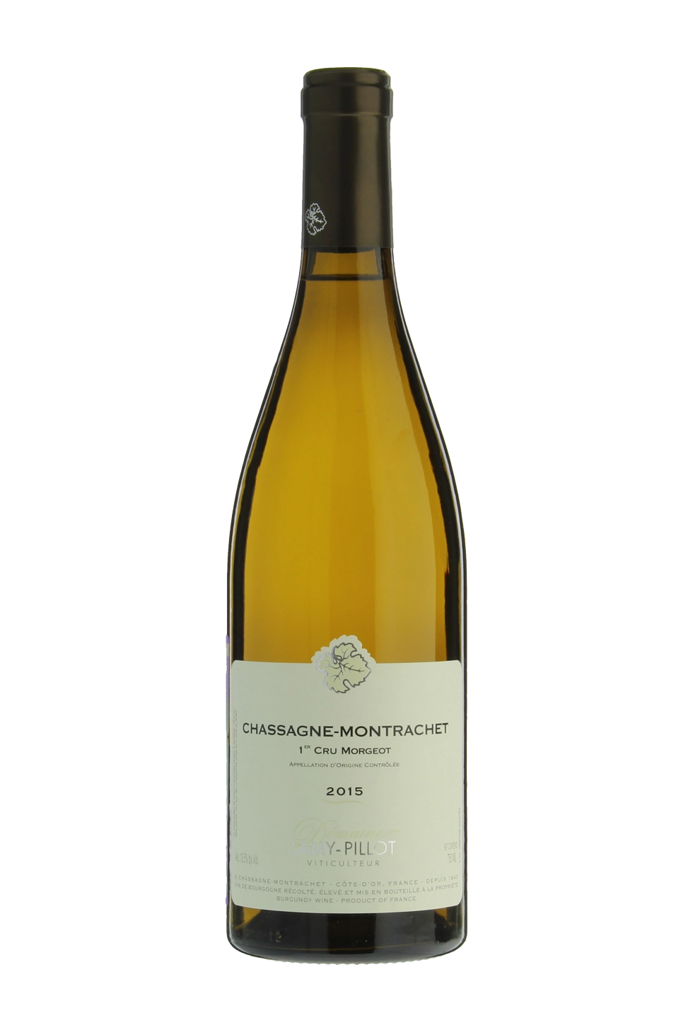 Вино Domaine Lamy-Pillot Morgeot Chassagne-Montrachet Premier Cru AOC  2015 750 мл