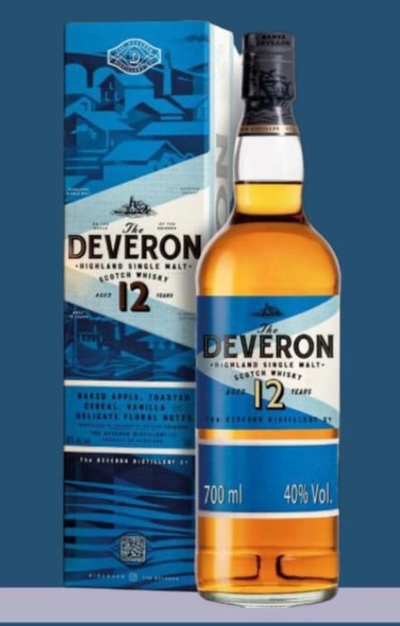 Виски  Glen Deveron 12-year в подарочной упаковке  700 мл