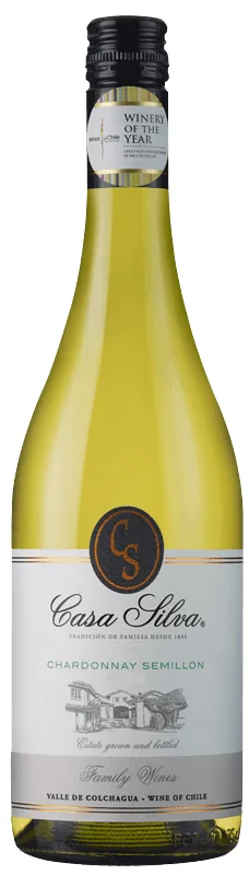 Вино Casa Silva Chardonnay-Semillon Каза Сильва Шардонне-Семийон 2013 750 мл