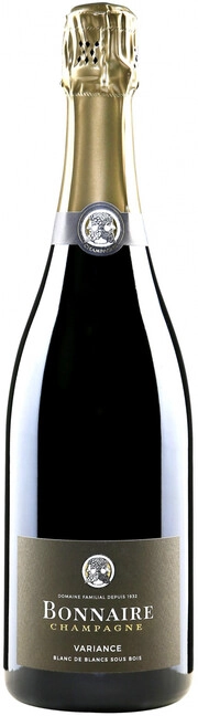 Вино Игристое Champagne Bonnaire Variance Blanc de Blancs Sous Bois Extra Brut  2013 750 мл