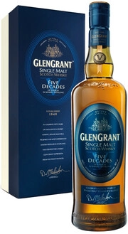 Виски Glen Grant  Five Decades  gift box  700 мл