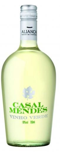 Вино Alianca - Vinhos do Portugal Vinho Verde Casal Mendes Flower Альянс Винью Верде Казаль Мендеш этикетка серебряный листик 2019  750 мл
