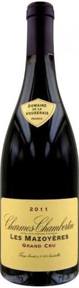 Вино  Domaine de la Vougeraie Charmes-Chambertin Grand Cru Les Mazoyeres  Домен де ля Вужоре Шарм-Шамбертен Ле Мазойер Гран Крю  2018 750 мл 13%