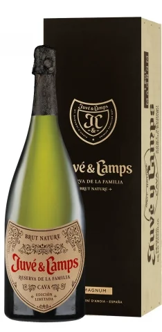 Вино CAVA RESERVA DE LA FAMILIA КАВА РЕЗЕРВА ДЕ ЛА ФАМИЛИЯ п/у, белое,брют 1500 мл