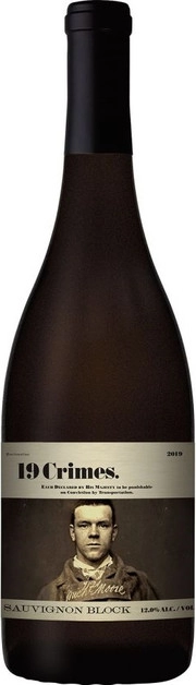 Вино  19 Crimes  Sauvignon Block  19 Преступлений  Совиньон Блок 2019 750 мл