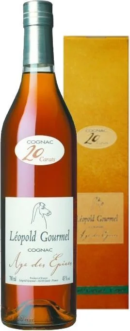 Коньяк Leopold Gourmel Age Des Epices gift box Возраст 20 лет в подарочной коробке 700 мл