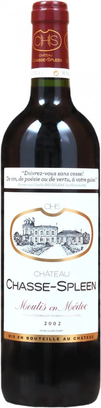Вино Chateau Chasse-Spleen Moulis en Medoc AOC Cru Bourgeois  2013 750 мл 13%