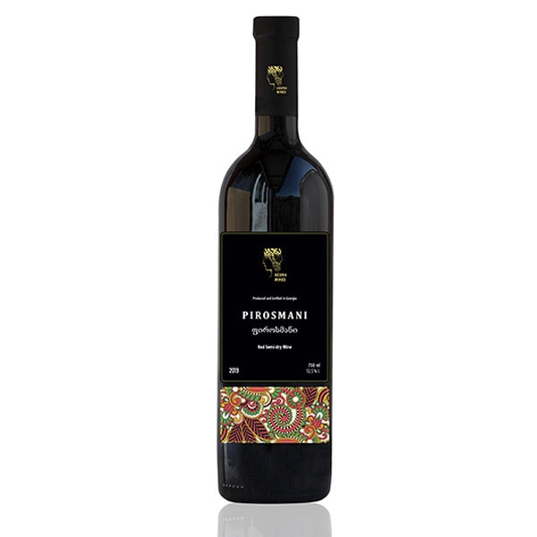 Вино  Aguna  Агуна  Пиросмани  красное полусухое   750 мл  12,5 %