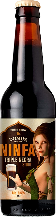 Пиво Domus NINFA Triple Negra Stout 330 мл