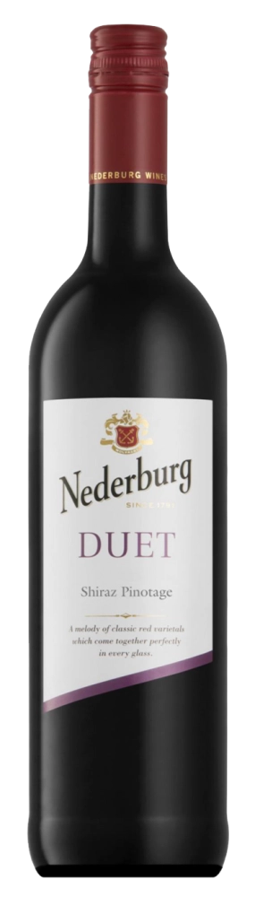 Вино Nederburg  Duet   Недербург Дуэт Шираз Пинотаж  2018 750 мл