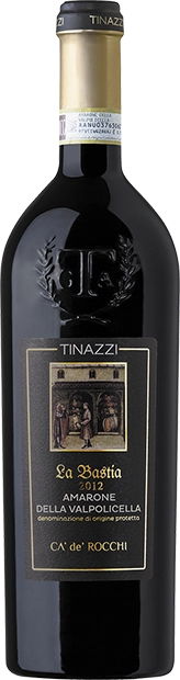 Вино Tinazzi Amarone della Valpolicella Classico La Bastia Ca'de'Rocchi  Амаронэ Делле Вальполичелла Ла Бастия DOC Ка'Де'Рокки 2016 750 мл
