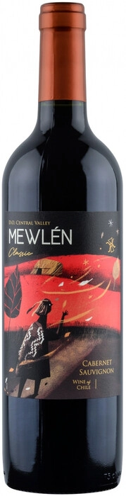 Вино  Mewlen Classic Cabernet Sauvignon, Central Valley DO  750 мл