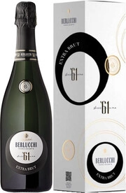 Игристое вино  Guido Berlucchi  61 Franciacorta Extra Brut DOCG gift box  750 мл