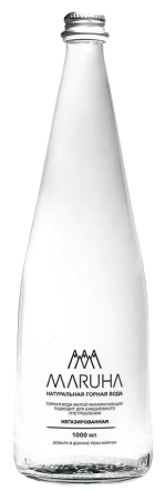 Вода Маруха Негазированная в стеклянной бутылке  1 л