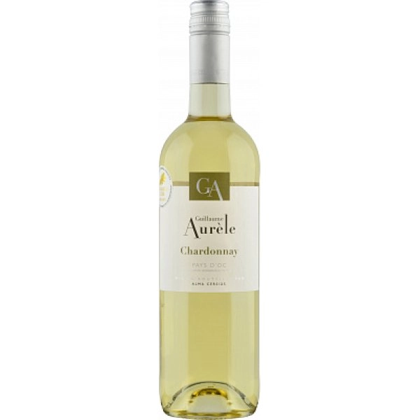 Вино   Guillaume Aurele  Chardonnay  Гийом Аурель  Шардоне 750 мл 13,5%