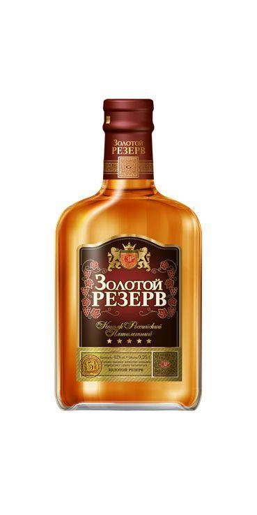 Коньяк Золотой Резерв 5* 500 мл