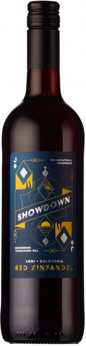 Вино Showdown  The Unfaithful Messenger  Red Zinfandel  Шоудаун, "Зе Анфейзфол Мэсенджер" Ред Зинфандель  2019 750 мл