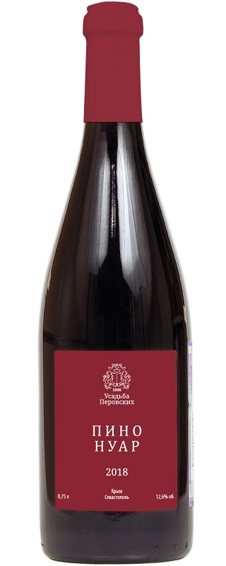 Вино столовое Усадьба Перовских Пино Нуар  2021 750 мл