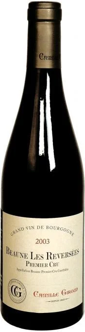 Вино Camille Giroud  Beaune Premier Cru Les Reversees AOC  Камиль Жиру  Бон Премье Крю Ле Реверсе 2003  750 мл