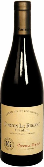 Вино Camille Giroud  Corton Le Rognet Grand Cru  Камиль Жиру Кортон ле Ронье Гран Крю 2009  750 мл