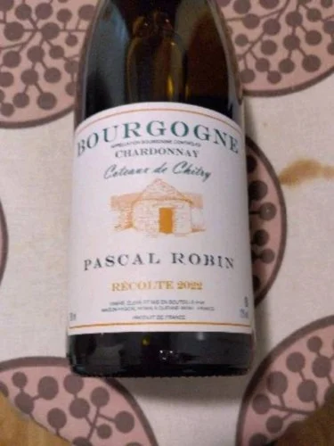 Вино Pascal Robin Coteaux de Chitry Bourgogne Chardonnay  2022  750 мл