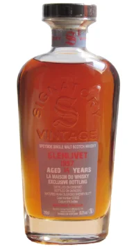 Виски Signatory Vintage, Glenlivet, Гленливет, 1997, matered in a Sherry cask№48050 single cask59,0% bottle one of 593 бут. 70cl
