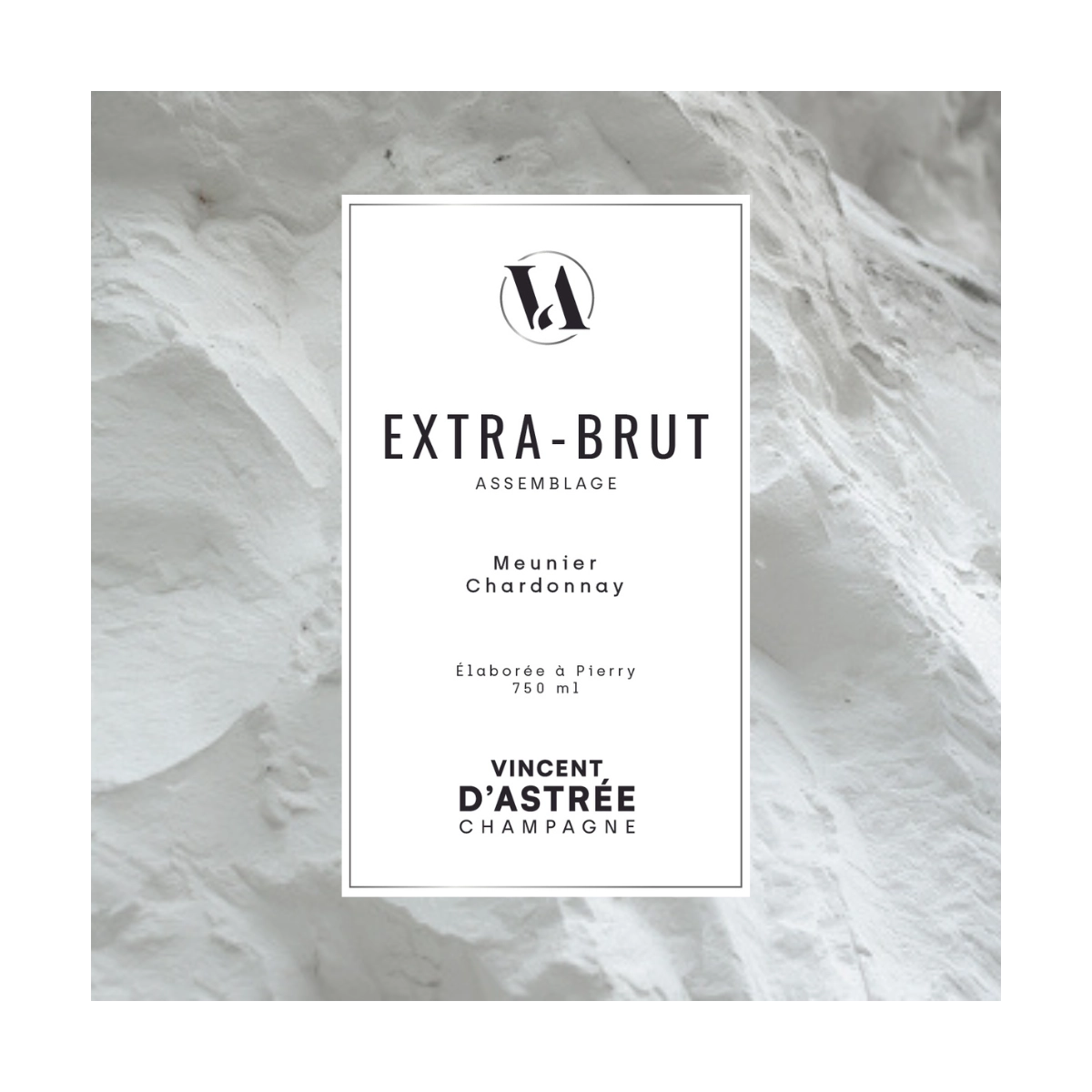 Шампанское  игристое Champagne Vincent d'Astrée  Assemblage Meunier Chardonnay Extra-Brut  2014 750 ил 12%