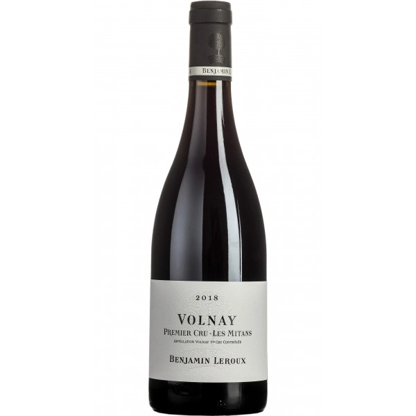 Вино Benjamin Leroux Volnay 1er Cru Les Mitans red  2018 750 мл