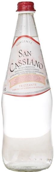 Вода  San Cassiano  Sparkling  Glass  Сан Кассиано  Газированная  750 мл