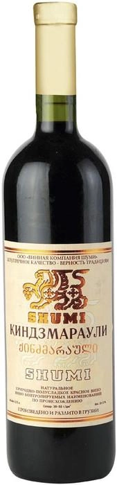 Вино Shumi Kindzmarauli Шуми Киндзмараули 2017 750 мл