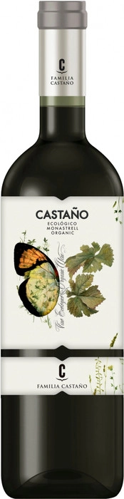 Вино   Castano Ecologico  Monastrell Кастаньо Эколоджико   Монастрель  2019 750 мл