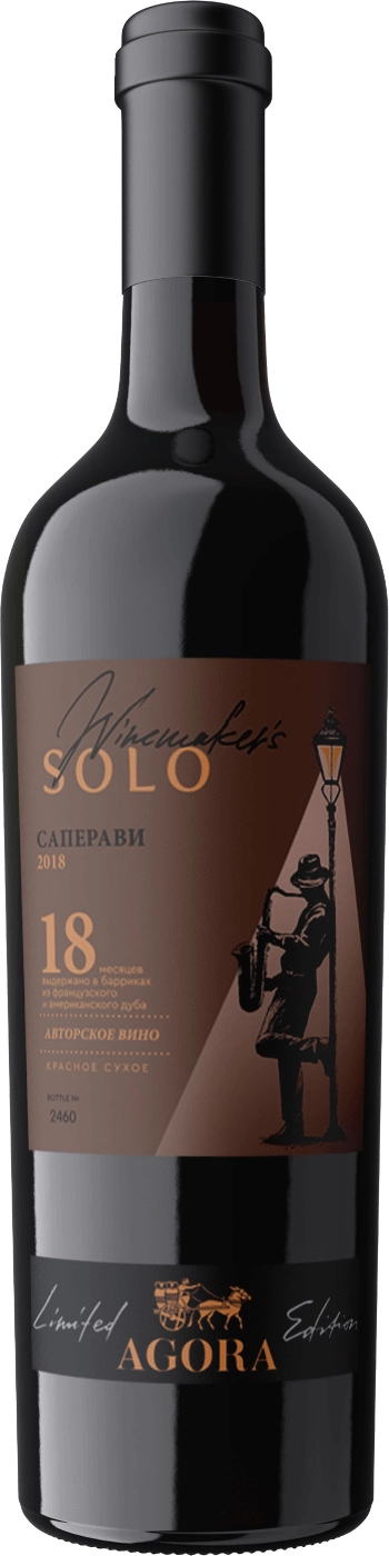 Вино Agora Winemaker's Solo Saperavi     750 мл