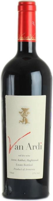 Вино Van Ardi  Red   Estate Blend  Ван Арди    Эстейт бленд красное сухое   2018 750 мл