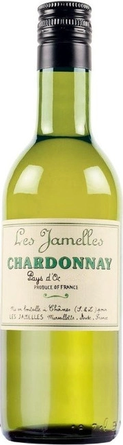 Вино Les Jamelles Chardonnay Pays d'Oc IGP Ле Жамель Шардоне Пэи д’Ок 2021 250 мл