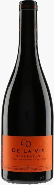 Вино Domaine Anne Gros & Jean-Paul Tollot  L'O de la Vie  Minervois AOC    2016 750 мл