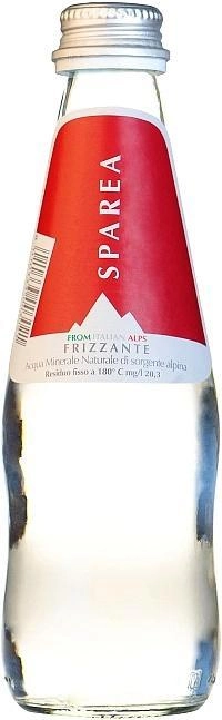 Вода  Sparea  Sparkling Спареа Фризанте газированная  в стекляной бутылке  750 мл