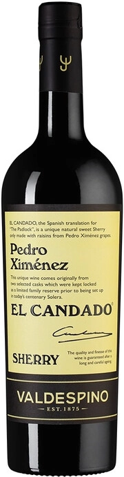 Херес Valdespino Pedro Ximenez El Candado   2019 750 мл