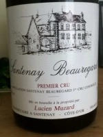 Вино Lucien Muzard Santenay 1er Cru Beauregard Люсьен Мюзар Сантене Премье Крю Боргар 2016 750 мл 13%