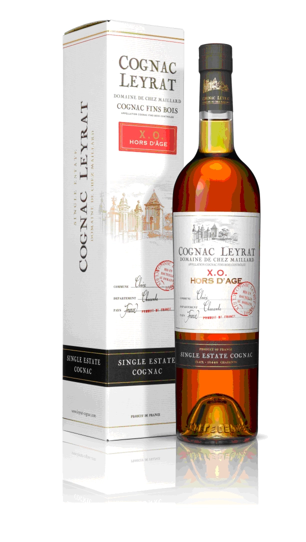 Коньяк Cognac Leyrat XO Hors d’Age in gift box 700 мл