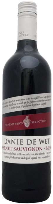 Вино De Wetshof  Danie de Wet Cabernet Sauvignon  Merlot   750 мл
