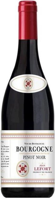 Вино Jean Lefort  Bourgogne Pinot Noir  2018  750 мл