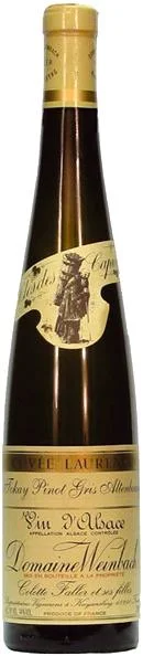 Вино Domaine Weinbach  Tokay Pinot Gris Altenbourg  Cuvee Laurence Домен Вайнбах Токай Пино Гри Альтенбург  Кюве Лоранс 2004  750мл