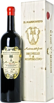 Вино Il Marroneto  Madonna delle Grazie  Brunello di Montalcino DOCG Riserva  wooden box  2013 1500 мл