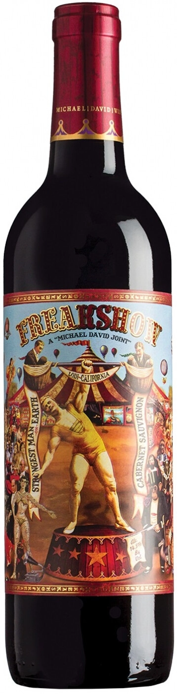 Вино Freakshow Cabernet Sauvignon 2019 750мл 14.5%