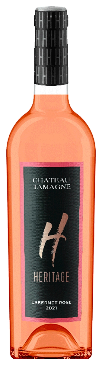 Вино   Chateau Tamagne  Heritage  Шато Тамань Эритаж   Каберне Розе   2021  750 мл  13 %